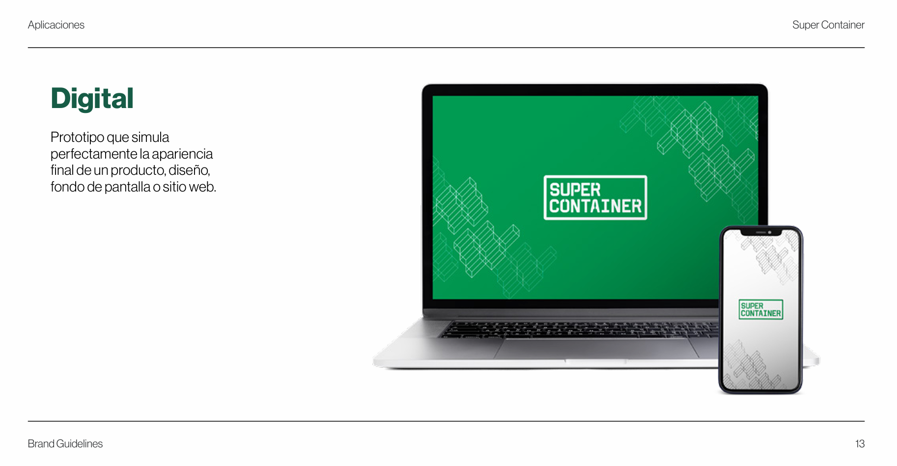 Super Container — aplicaciones digitales